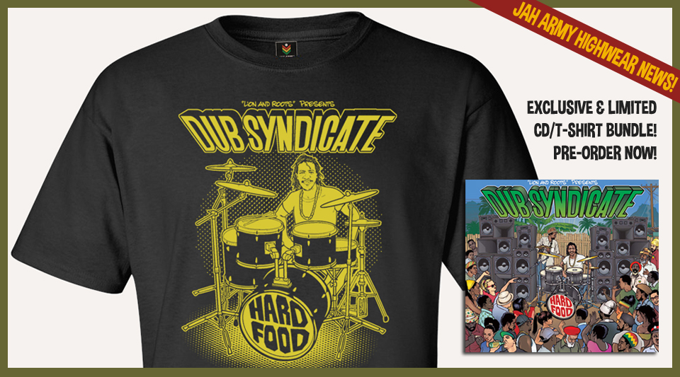 Jah Army Dub Syndicate CD/T-Shirt bundle "Hard Food"