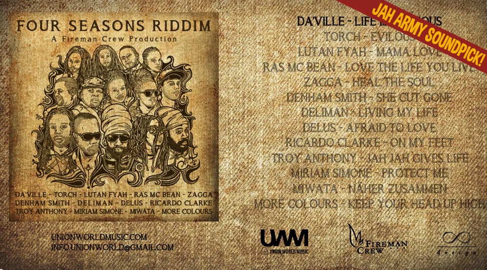 Jah Army Soundpick: Four Seasons Riddim