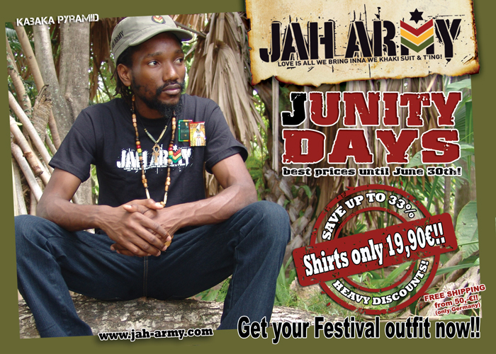 Jah Army Reggae Shirts